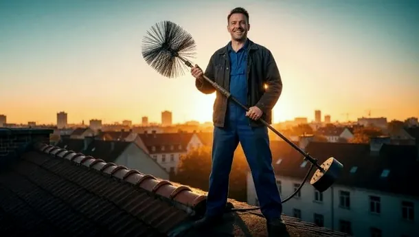 Rooftop chimney sweep in Lakewood, Colorado